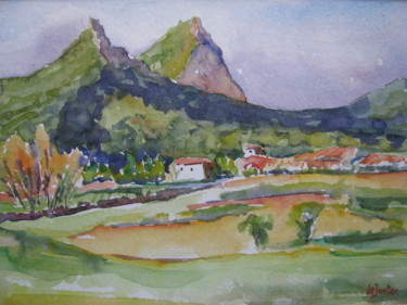 Le Pic Saint-Loup à St Mathieu 40X50