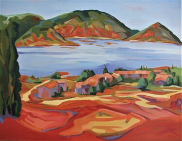 Les Vailhés, paysage du Salagou